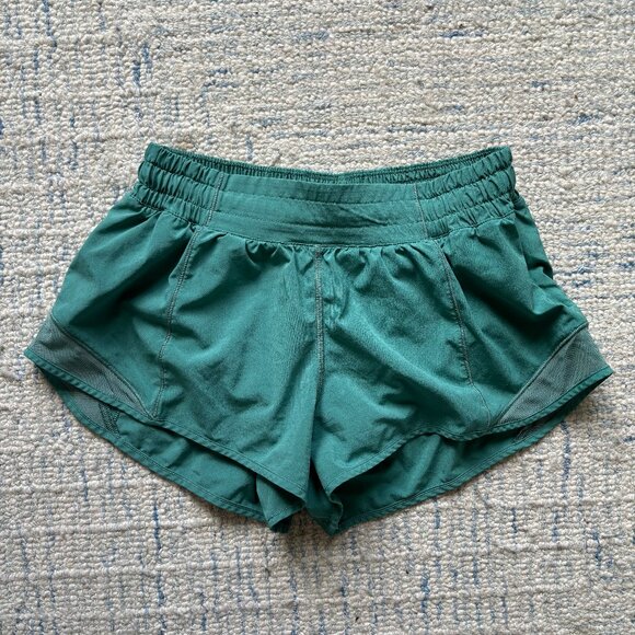Lululemon Hotty Hot Short Green Size 4 - Picture 1 of 3